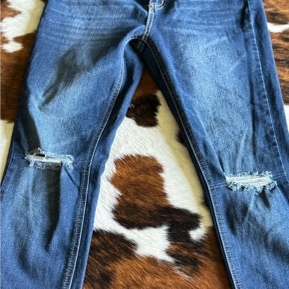 Indigo Rein Skinny Jeans Women’s Size 9 Stretch Denim - Picture 7 of 9